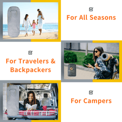 M44space-Comfortable cotton sleeping bag liner for campers, travelling families and backpackers, 4 season use M44space-Comfortable cotton sleeping bag liner for campers, travelling families and backpackers, 4 season use