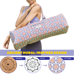 The lotus pattern on the ceiling of the fifth-century Sengyongchong. Inspired the design of the M44space yoga bag The lotus pattern on the ceiling of the fifth-century Sengyongchong. Inspired the design of the M44space yoga bag