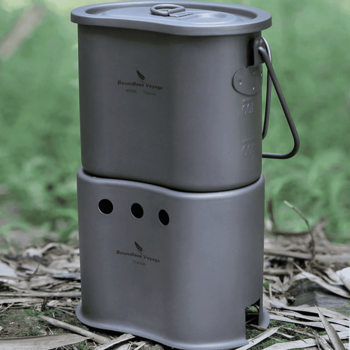 Foldable Titanium stove