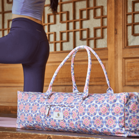 Yoga Bag - Ancient Mural Inspired Pattern - M44space – M44spaceUSA